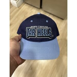 Tar Heels Carolina Hat Signatures Snapback Cap Blue